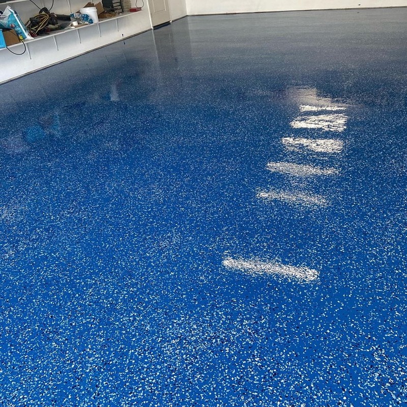 Anti-slip epoxy coating on a walkway in Thousand Oaks